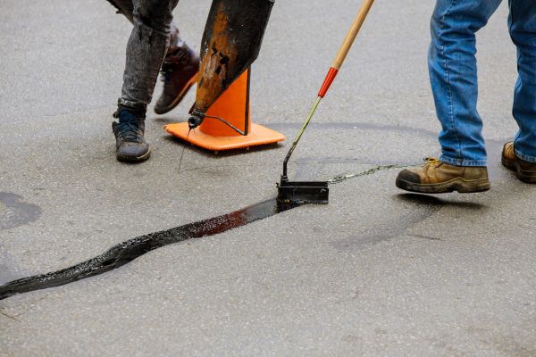Parking Lot Crack Sealing in Fort Smith